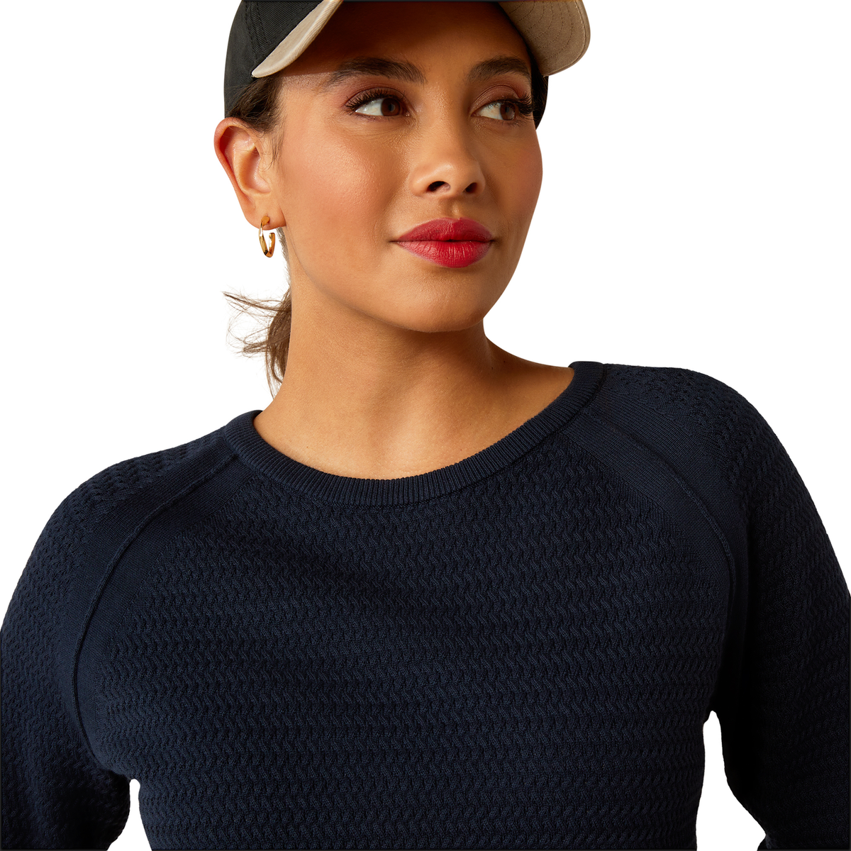 Ariat Women’s Cambeck Sweater - Navy - Ariat Womens Tops