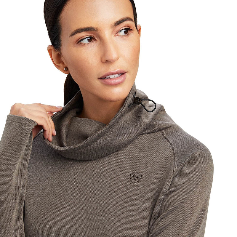 Ariat Womens Canny L/S Top Banyan Bark - Ariat Womens Tops