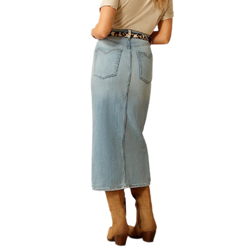 Ariat Women’s Clair Midi Denim Skirt - Spain