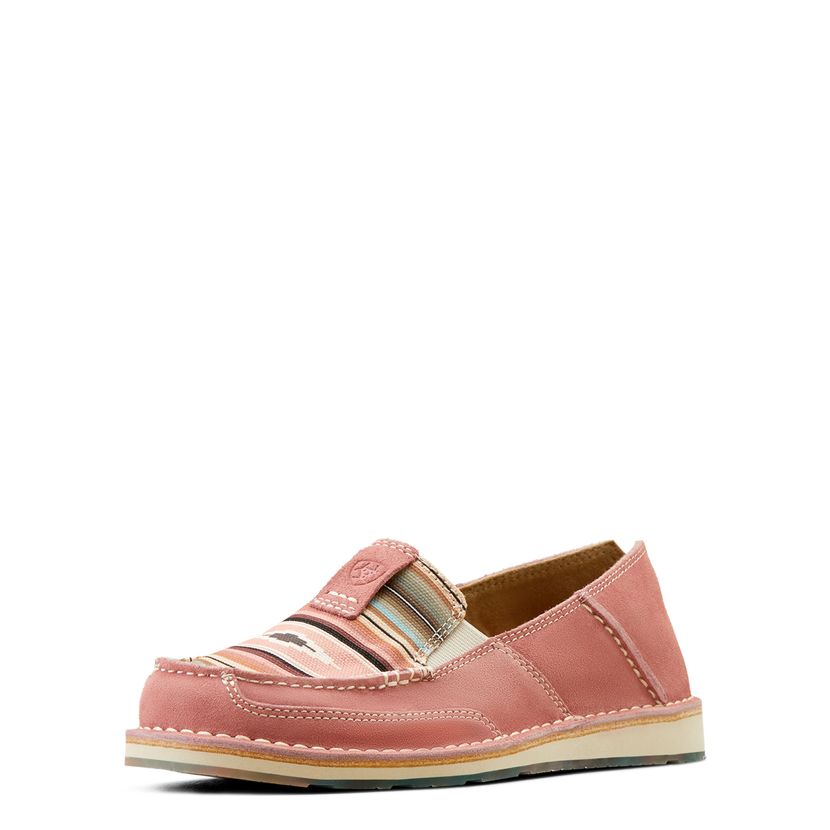 Ariat Women’s Cruiser Azalea Suede/Baby Pink Serape