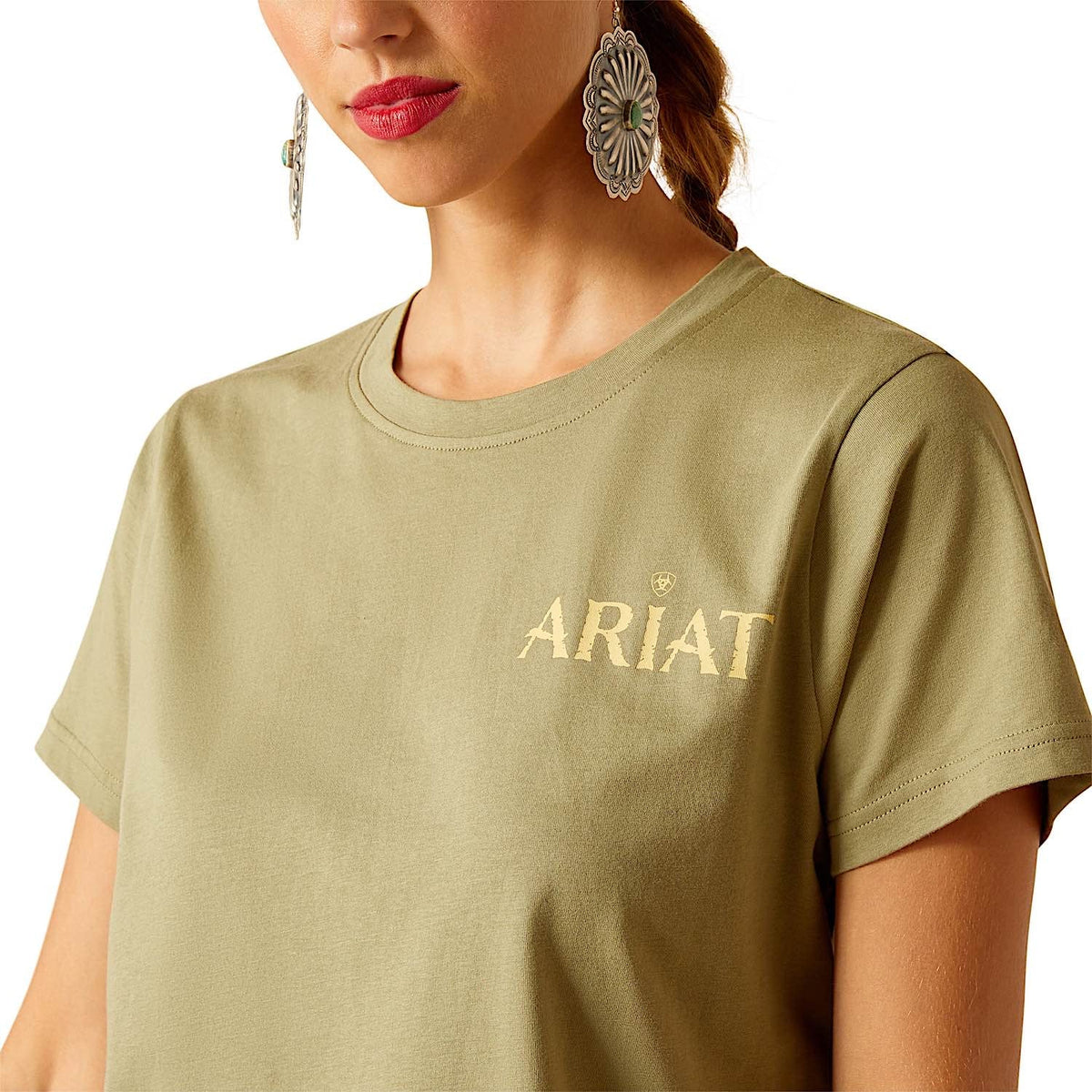 Ariat Women’s Desert Scene T-Shirt - Oil Green