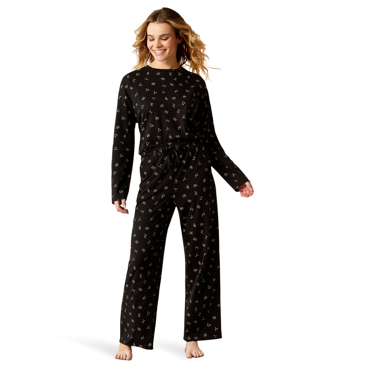 Ariat Women’s Dreams Pajama Set - Black