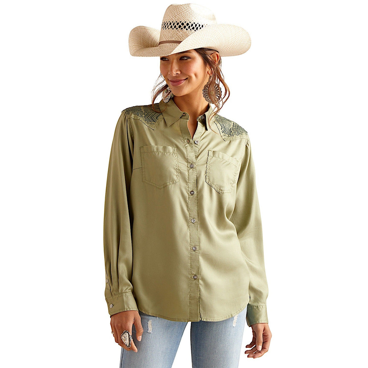 Ariat Women’s Erika Shirt - Sage Green