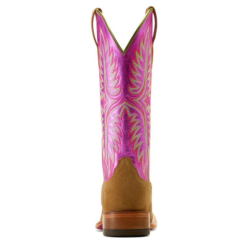 Ariat Women’s Frontier Calamity Boot - Jane Dijon Roughout/Electric Raspberry