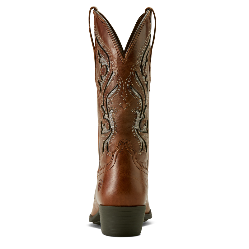 Ariat Women’s Heritage X Toe Bliss Western Boot - Dark Tan