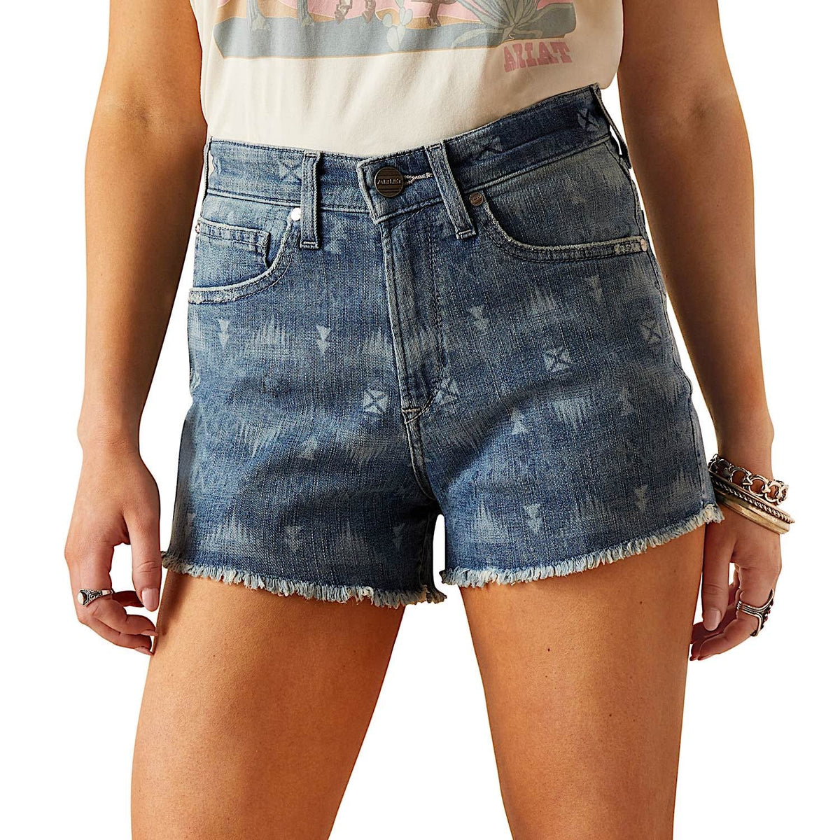 Ariat Women’s High Rise 3’’ Short - Southwest Laser