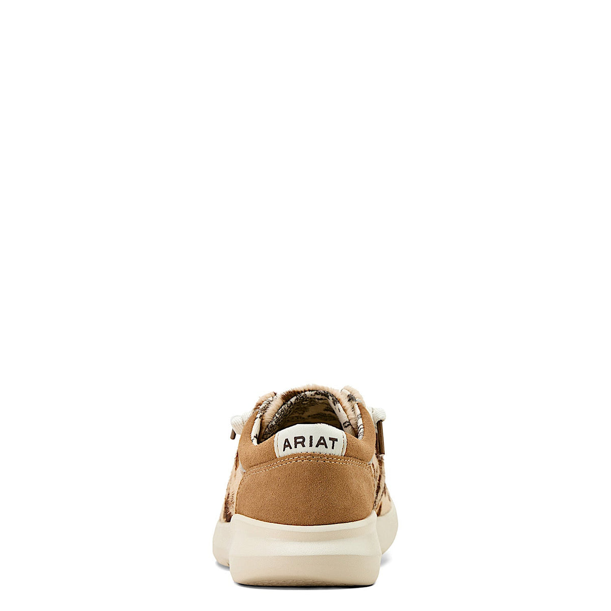 Ariat Women’s Hilo - Tan & White Brindle Hair On/Dark Tan Suede