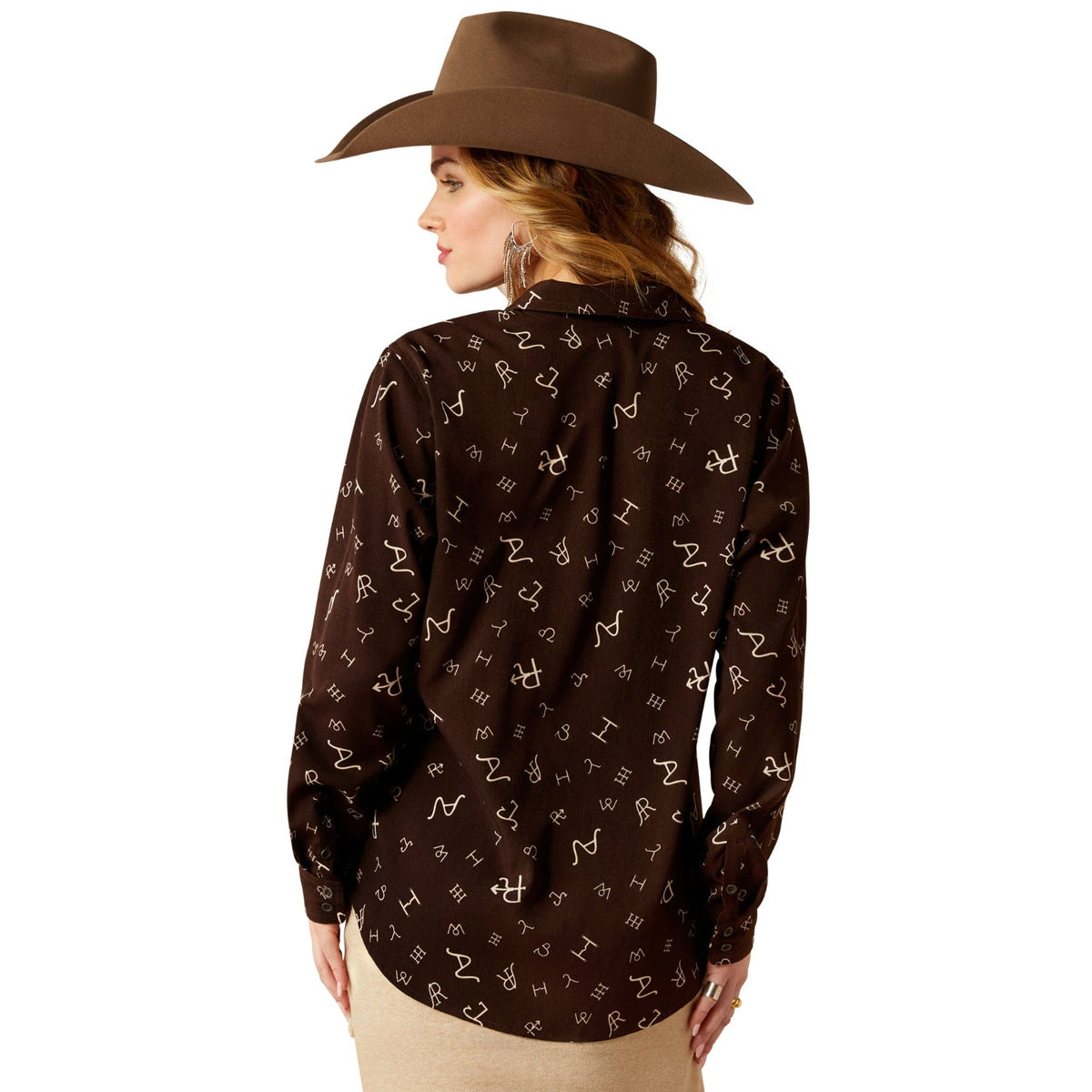 Ariat Women’s Homestyle Shirt - Mole Ranch Print