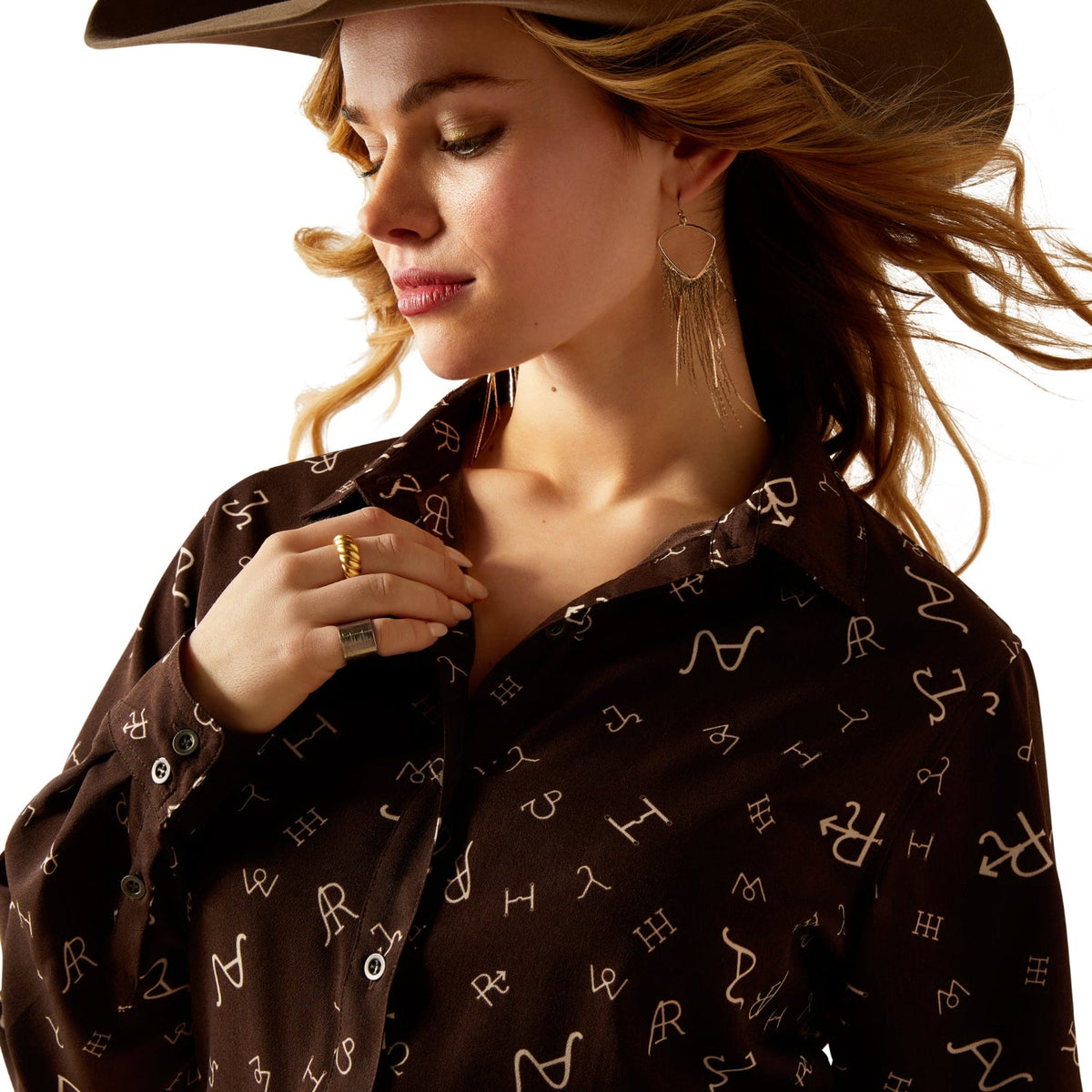 Ariat Women’s Homestyle Shirt - Mole Ranch Print