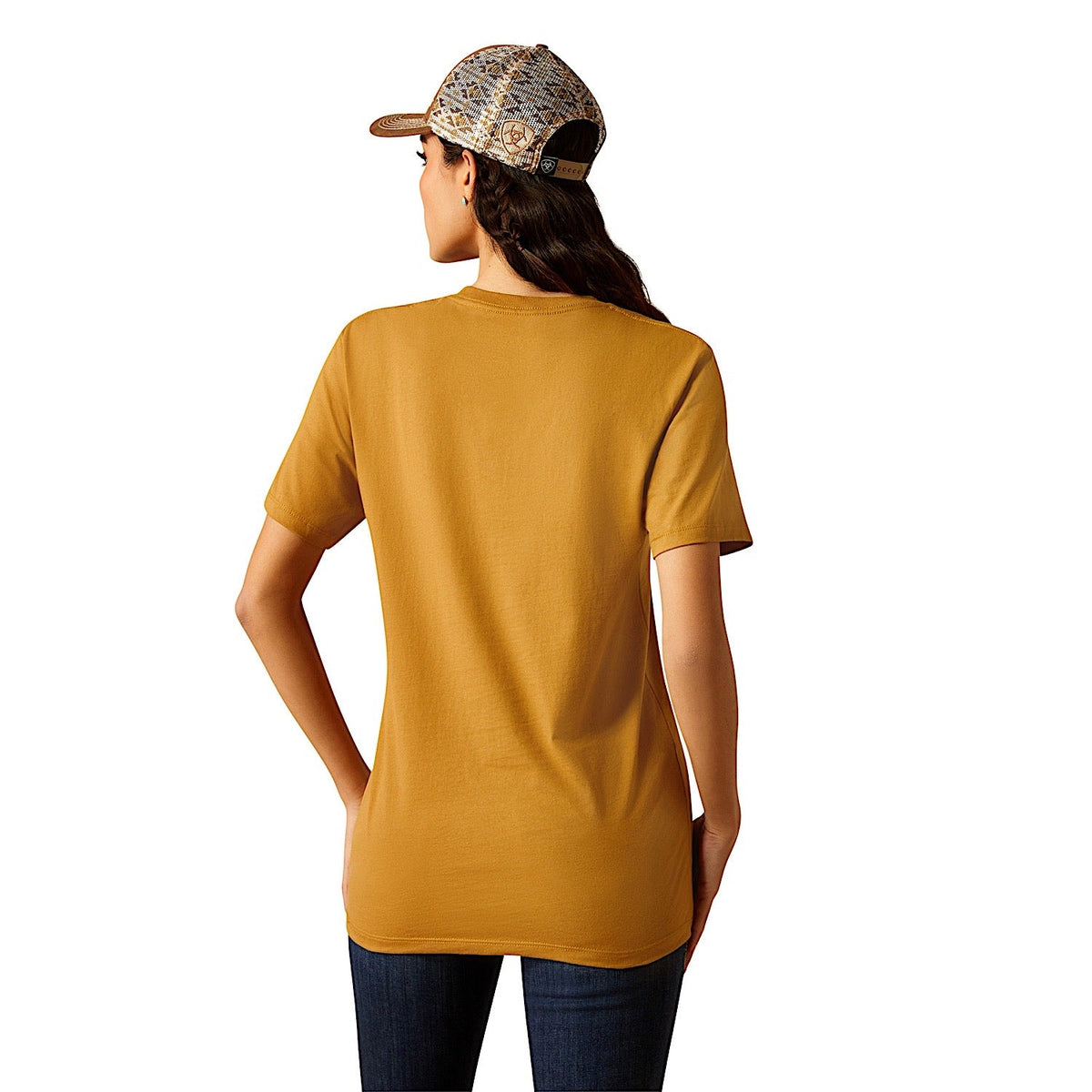 Ariat Women’s Longhorn Brand T-Shirt - Harvest Gold