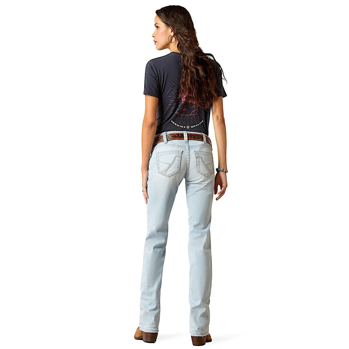 Ariat Women’s Low Rise Zayla Straight Leg Jean - Claremont