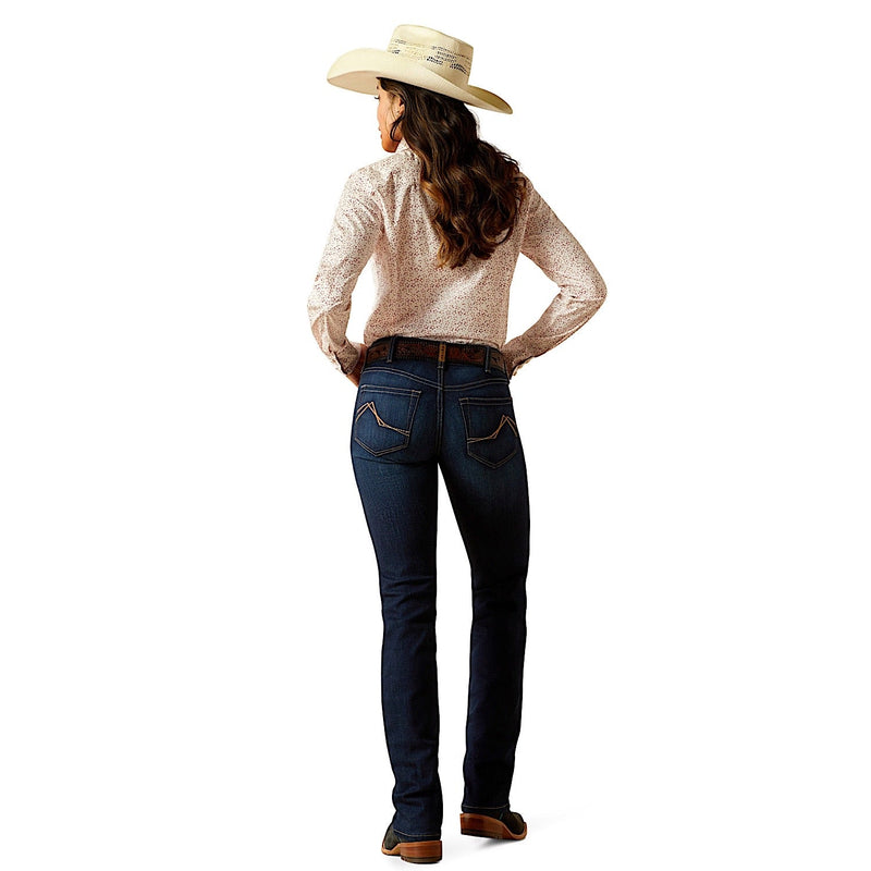 Ariat Women’s Mid Rise Romana Straight Leg Jean - Pennsylvania