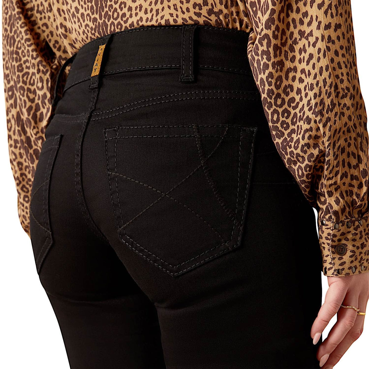 Ariat Women’s Perfect Rise Boot Cut Jean - Ella Black