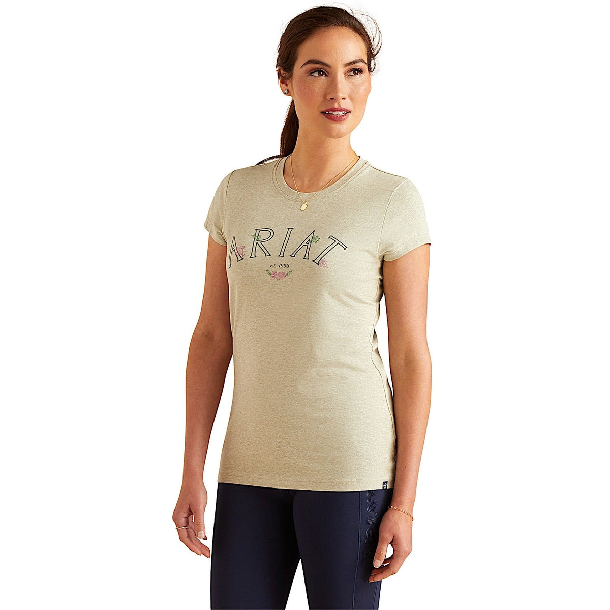 Ariat Women’s Posey T-Shirt - Heather Laurel Green