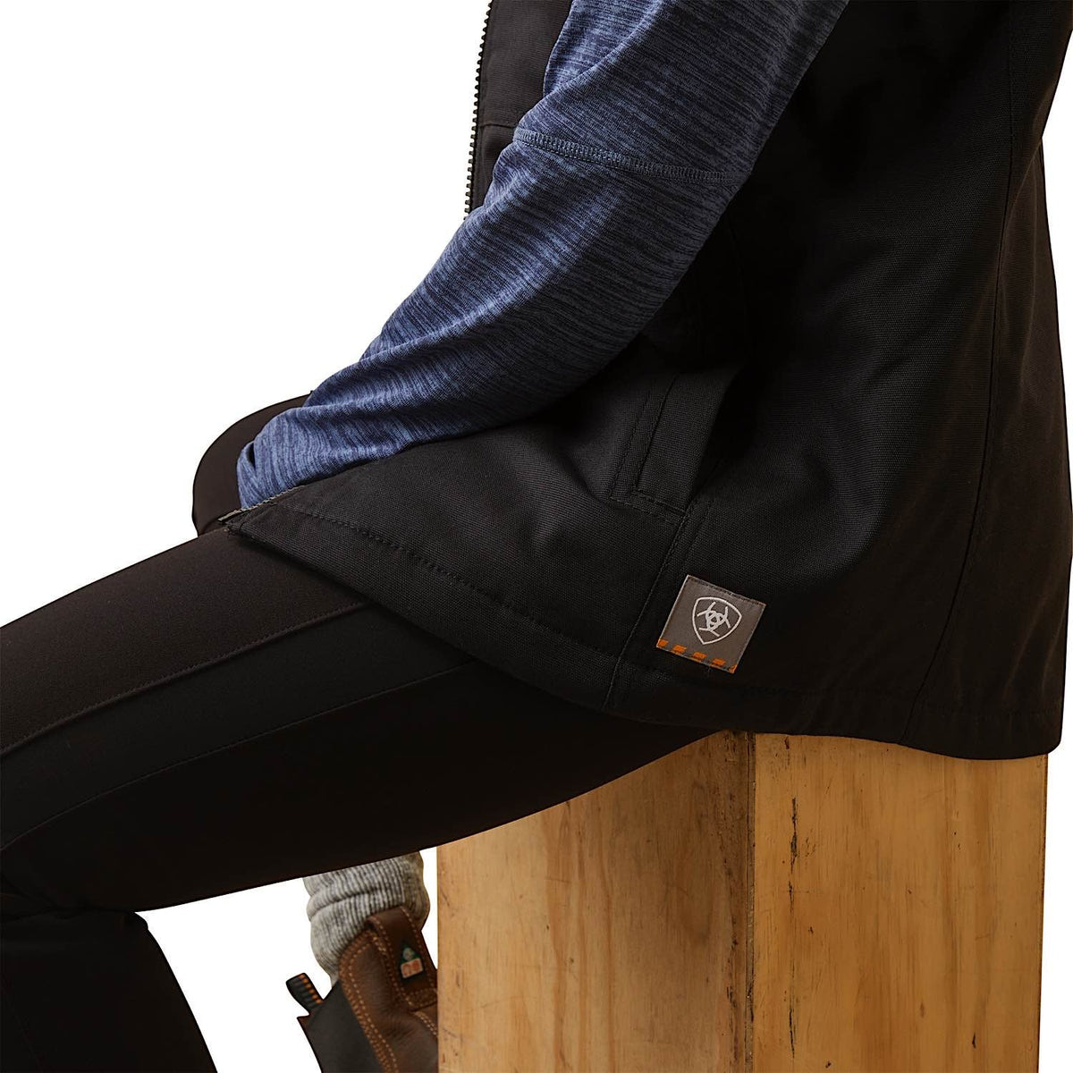 Ariat Women’s Rebar Duracanvas Insulated Vest - Black