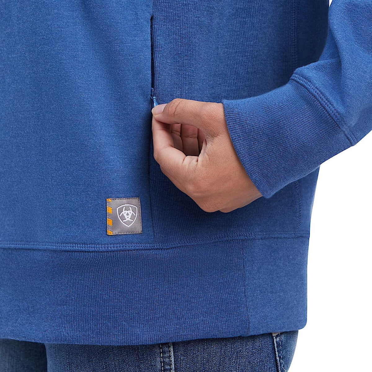 Ariat Women’s Rebar Fleece Sweatshirt - Navy Heather