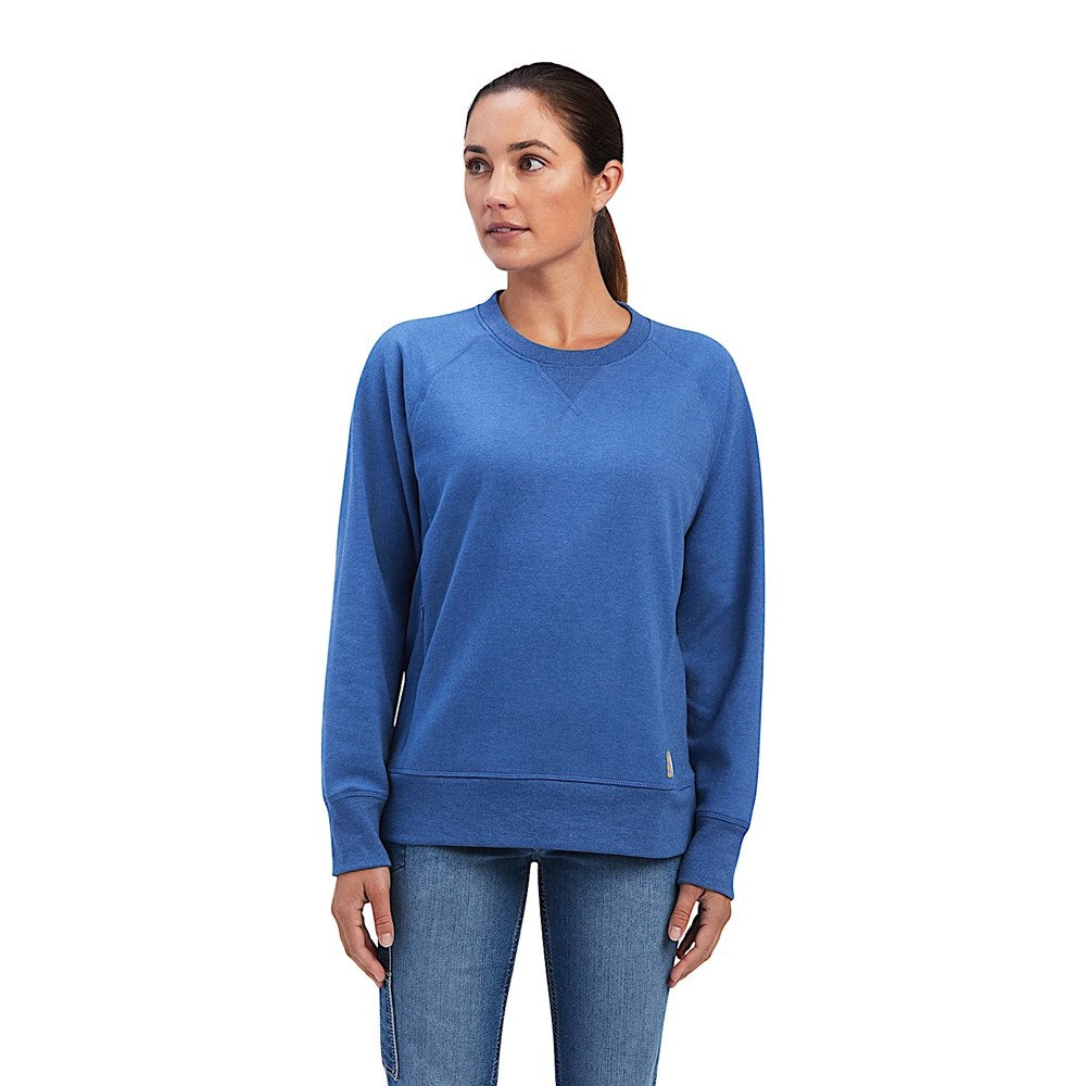 Ariat Women’s Rebar Fleece Sweatshirt - Navy Heather