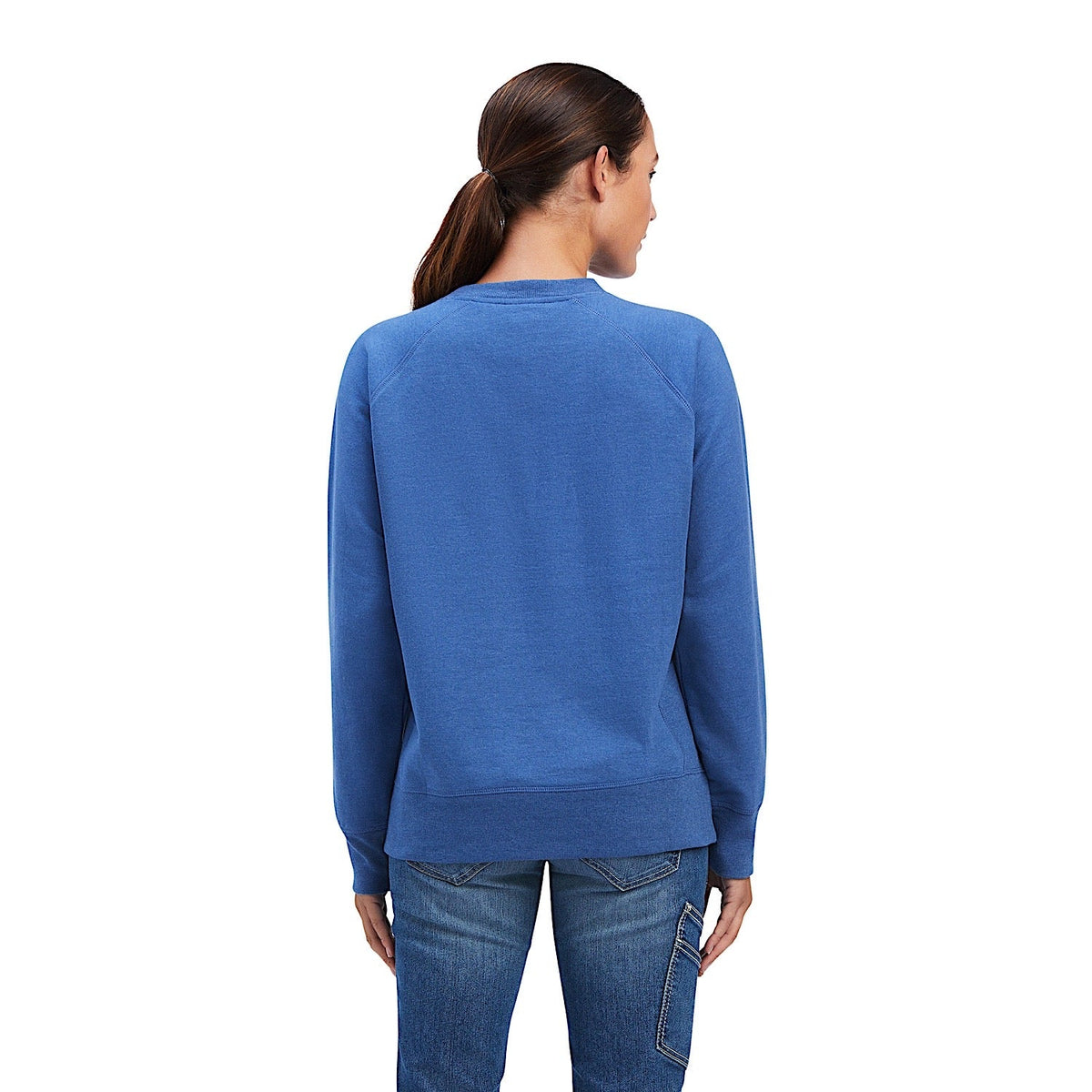 Ariat Women’s Rebar Fleece Sweatshirt - Navy Heather
