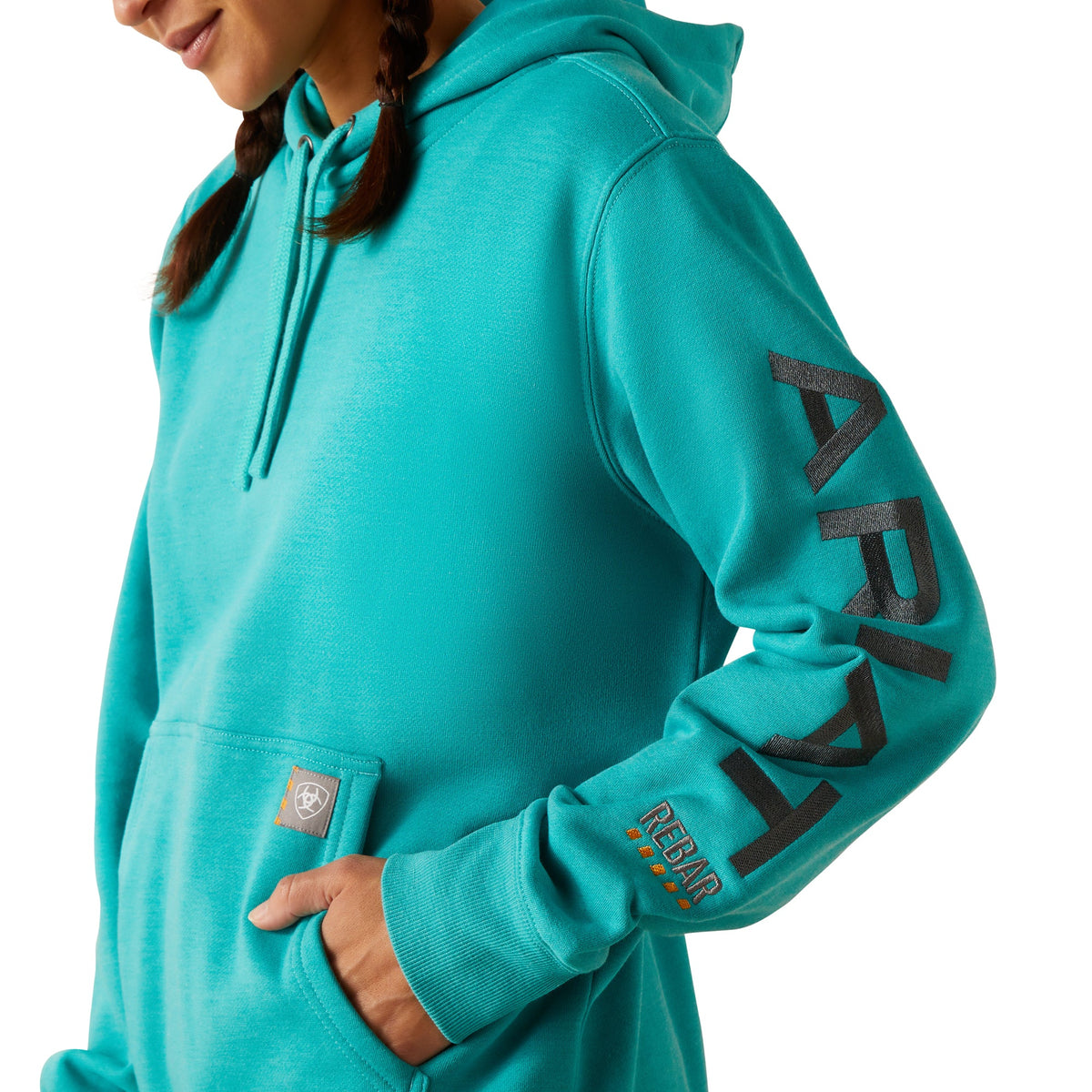 Ariat Women’s Rebar Graphic Hoodie - Latigo Bay Heather