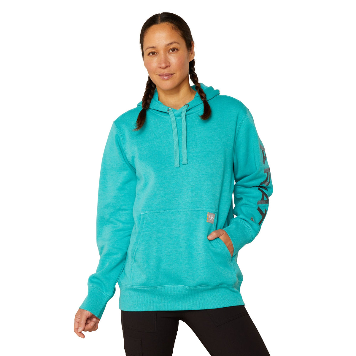Ariat Women’s Rebar Graphic Hoodie - Latigo Bay Heather