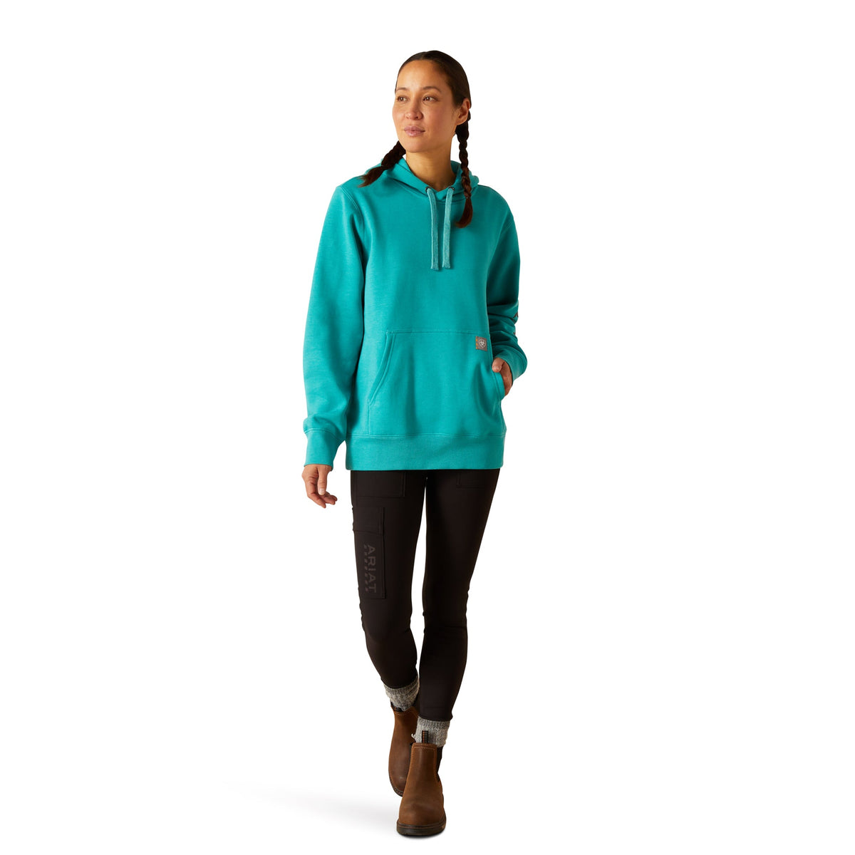 Ariat Women’s Rebar Graphic Hoodie - Latigo Bay Heather