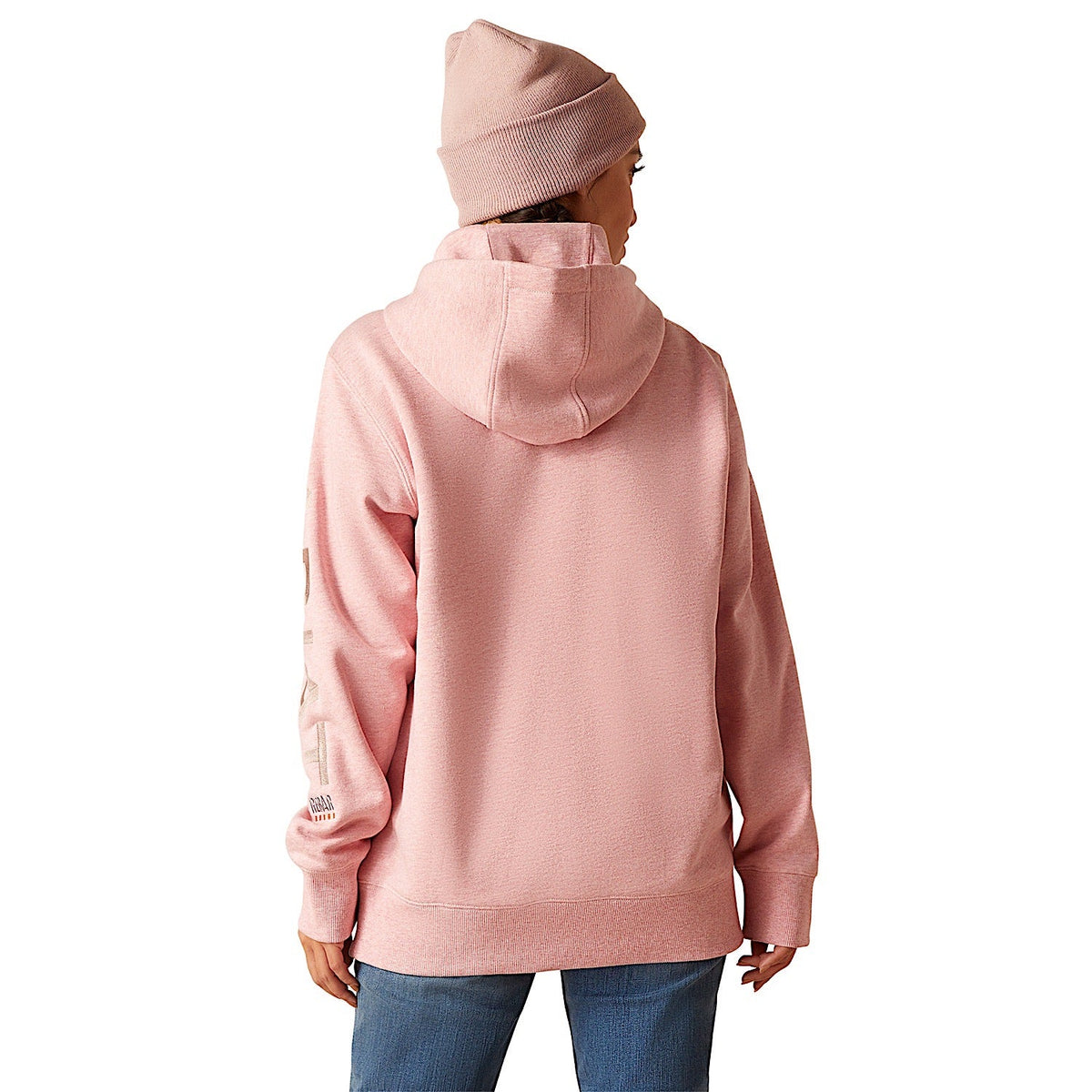 Ariat Women’s Rebar Graphic Hoodie - Mauve Glow Heather
