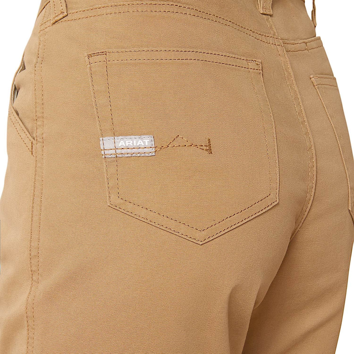Ariat Women’s Rebar Perfect Rise Made Tough 6’’ Shorts - Field Khaki