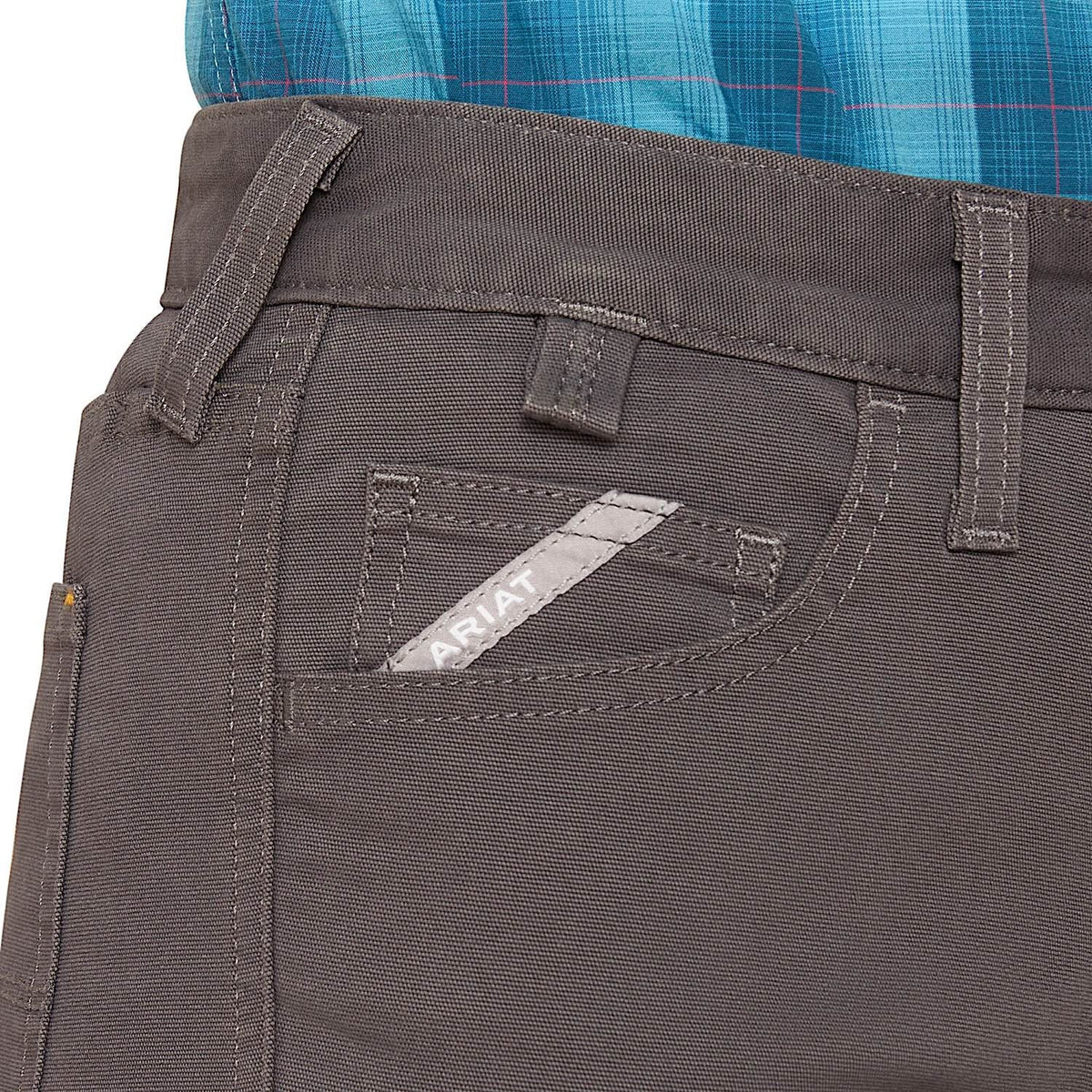 Ariat Women’s Rebar Perfect Rise Made Tough Straight Leg Pants - Rebar Grey