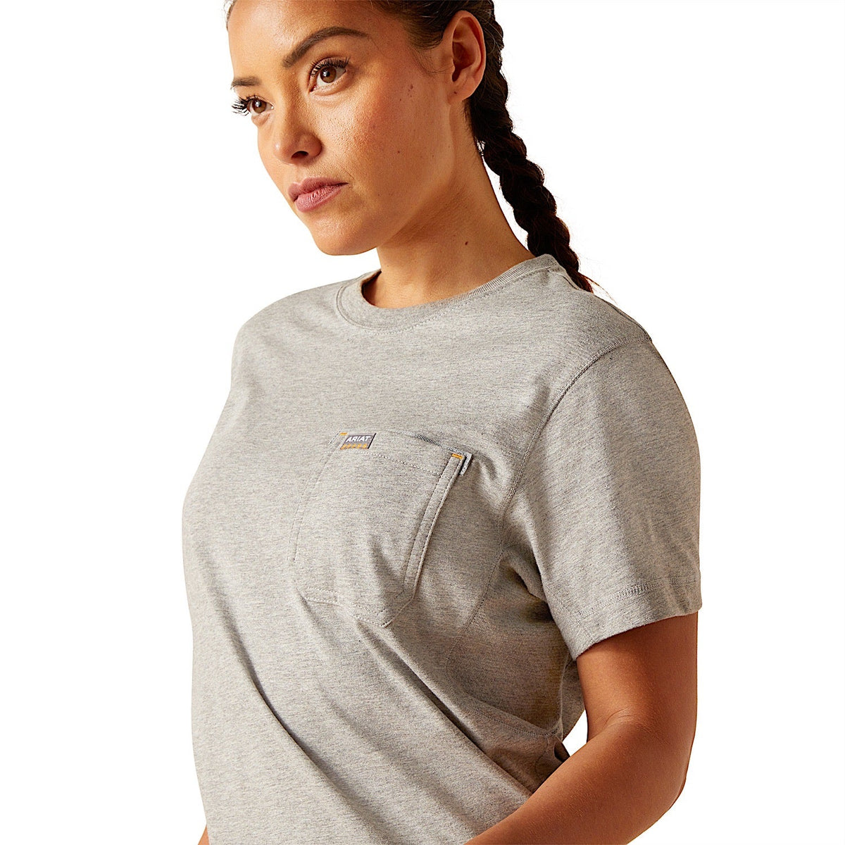 Ariat Women’s Rebar Workman True Grit T-Shirt - Heather Grey