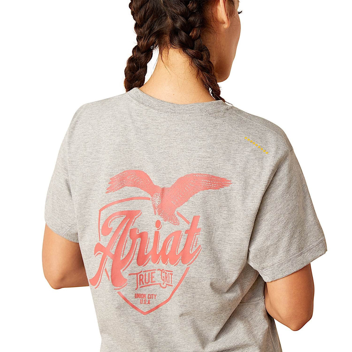 Ariat Women’s Rebar Workman True Grit T-Shirt - Heather Grey
