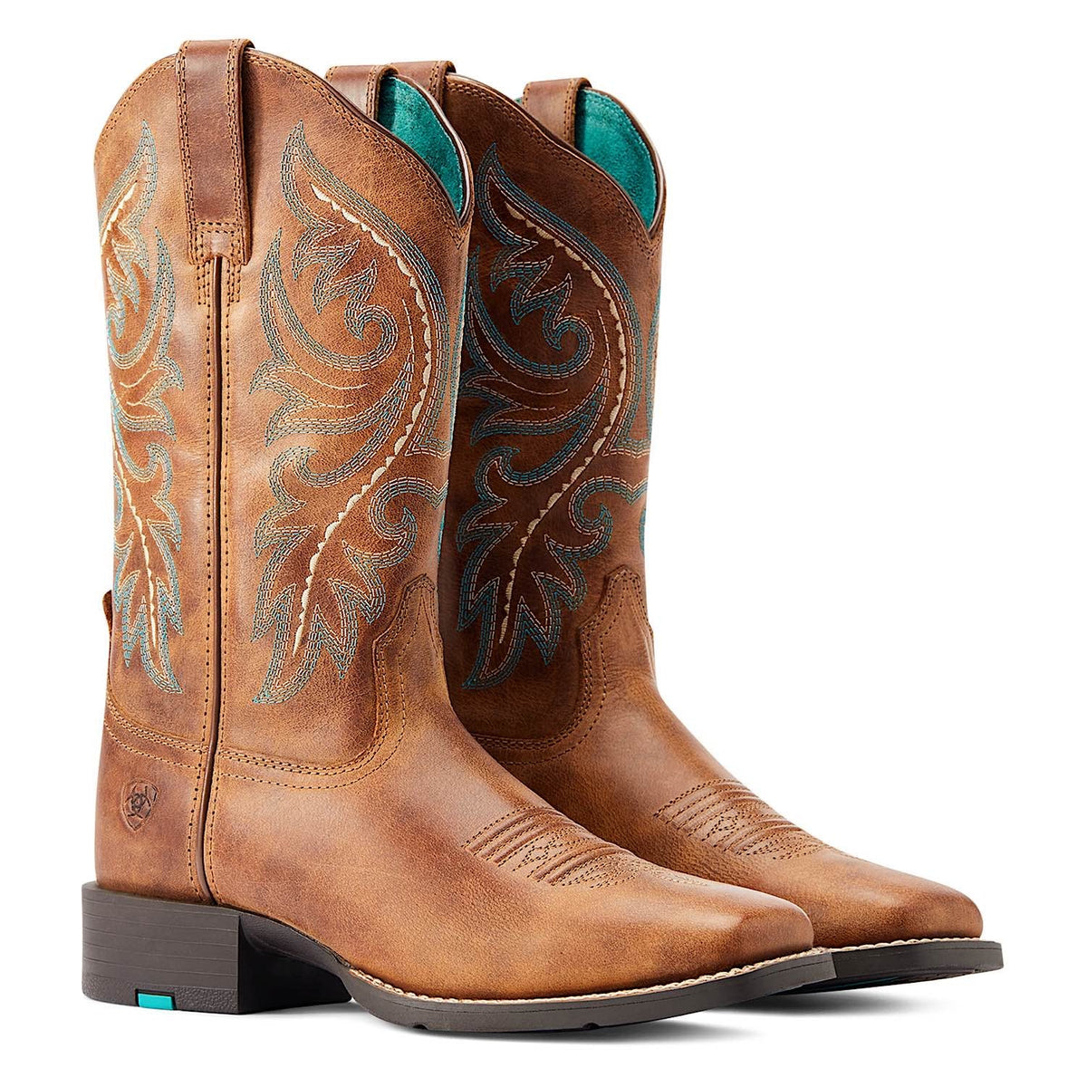 Ariat Women’s Round Up Back Zip Western Boot Desert Sand