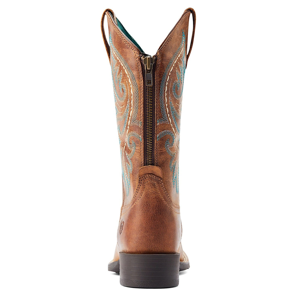 Ariat Women’s Round Up Back Zip Western Boot Desert Sand