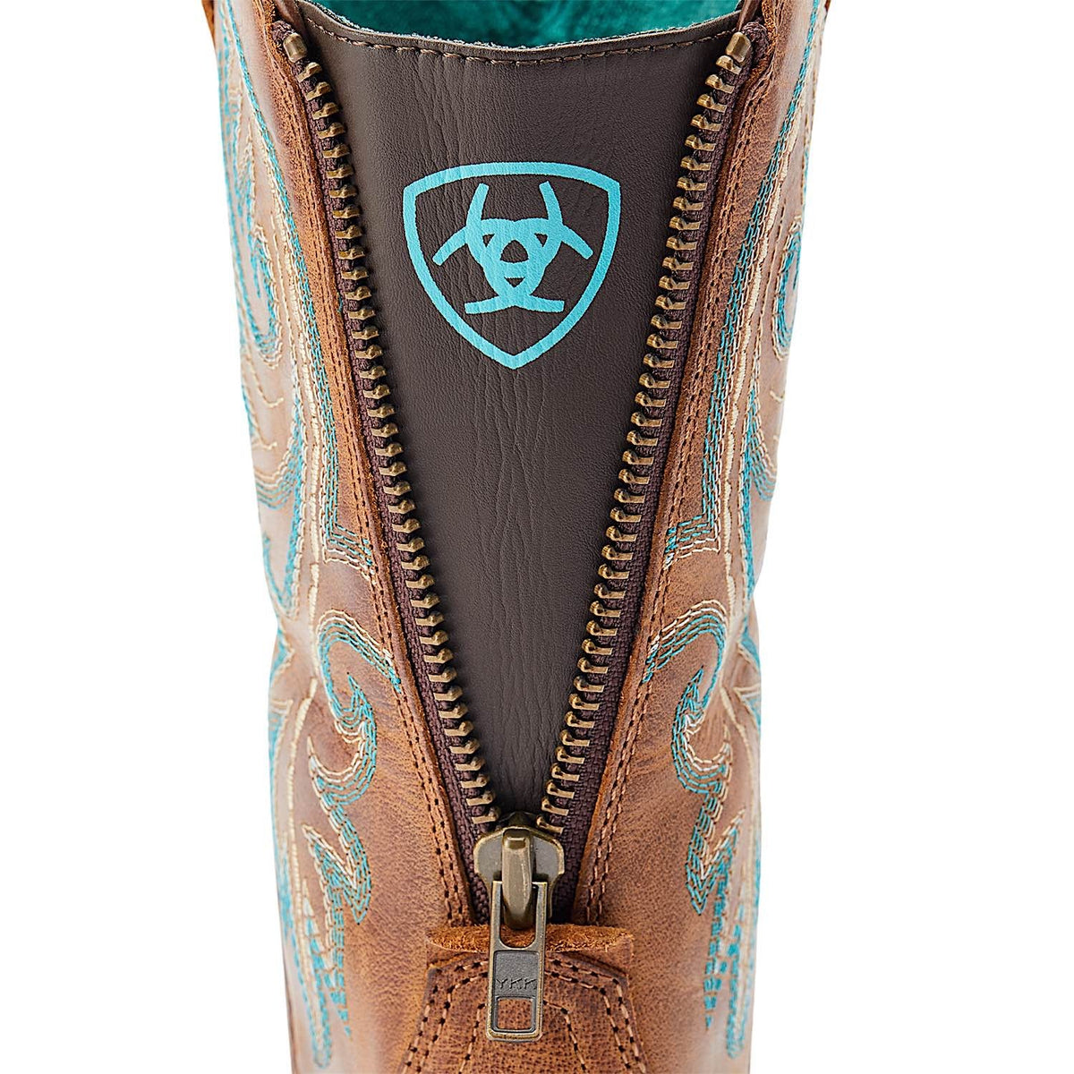 Ariat Women’s Round Up Back Zip Western Boot Desert Sand