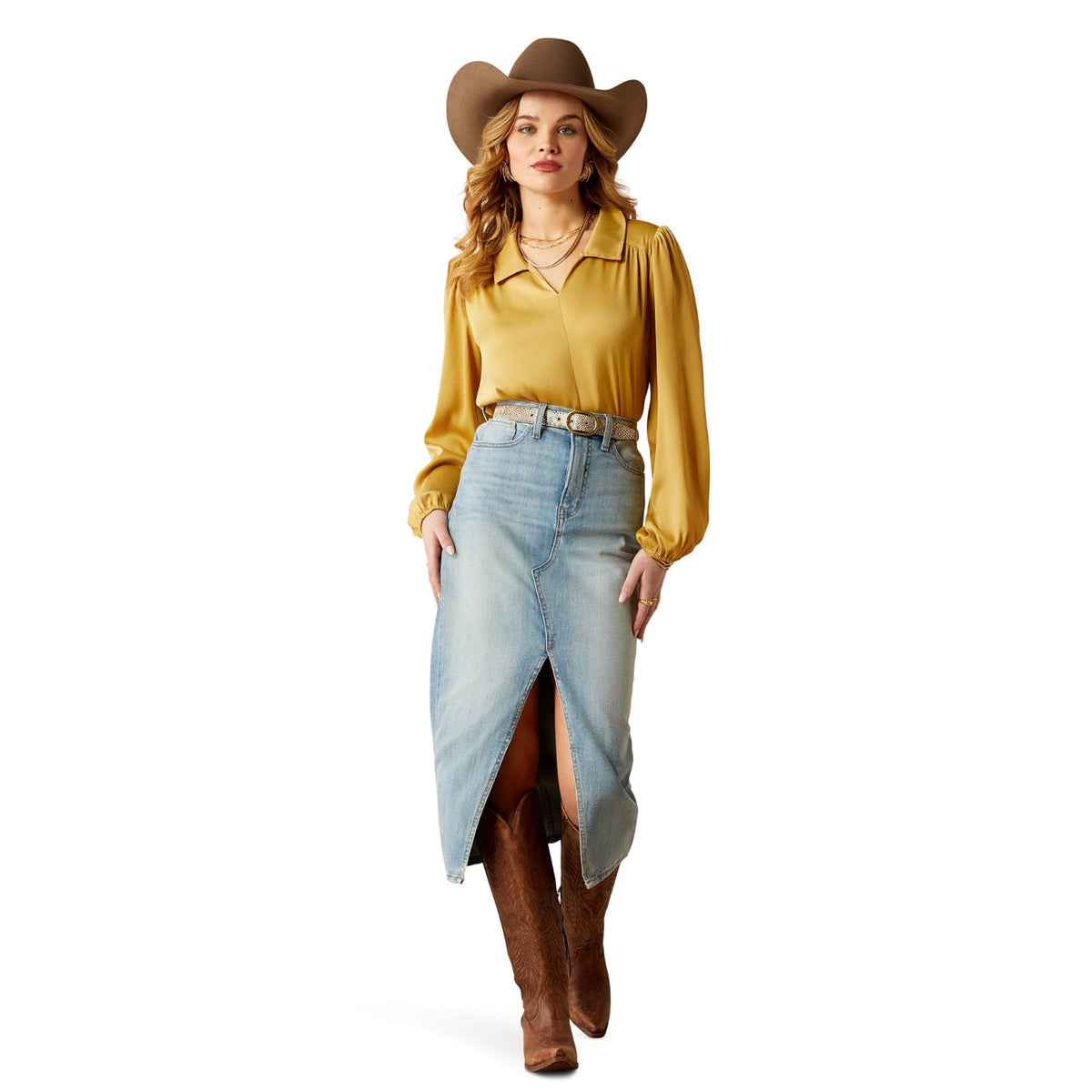 Ariat Women’s Shimmer Top - Antelope