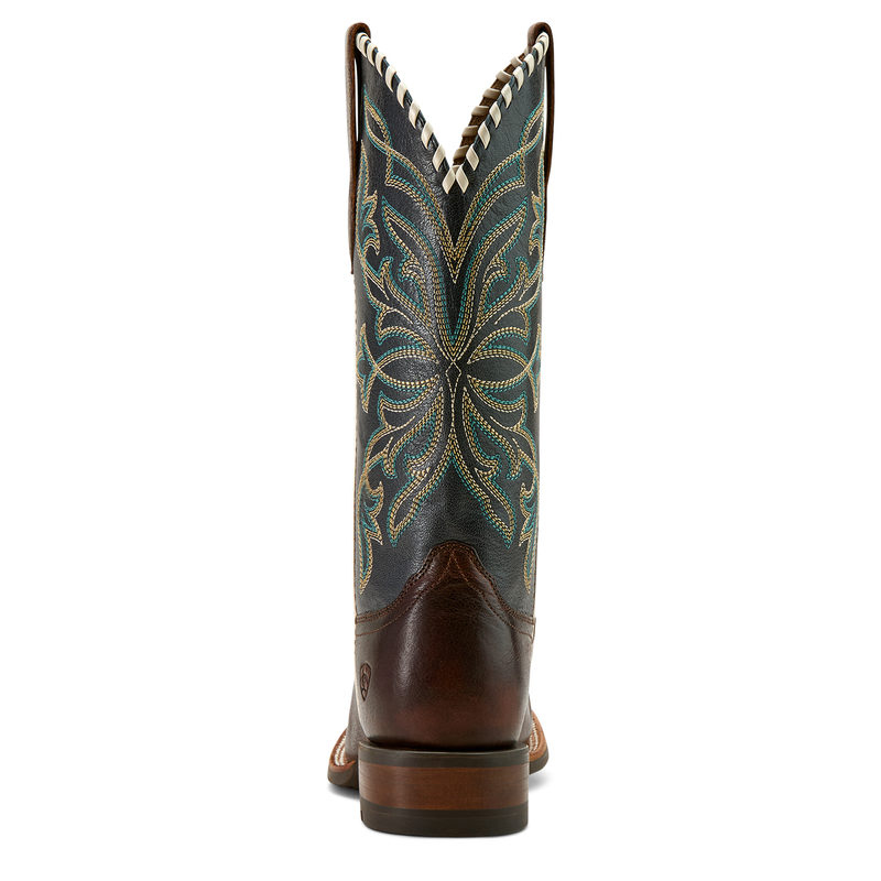 Ariat Women’s Showdown Western Boot - Espresso/Textured Blue