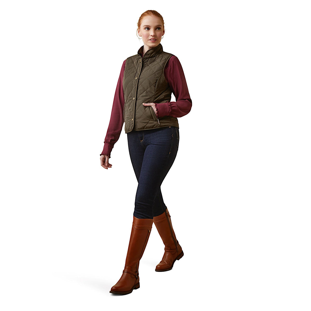 Ariat Women’s Woodside Vest - Earth