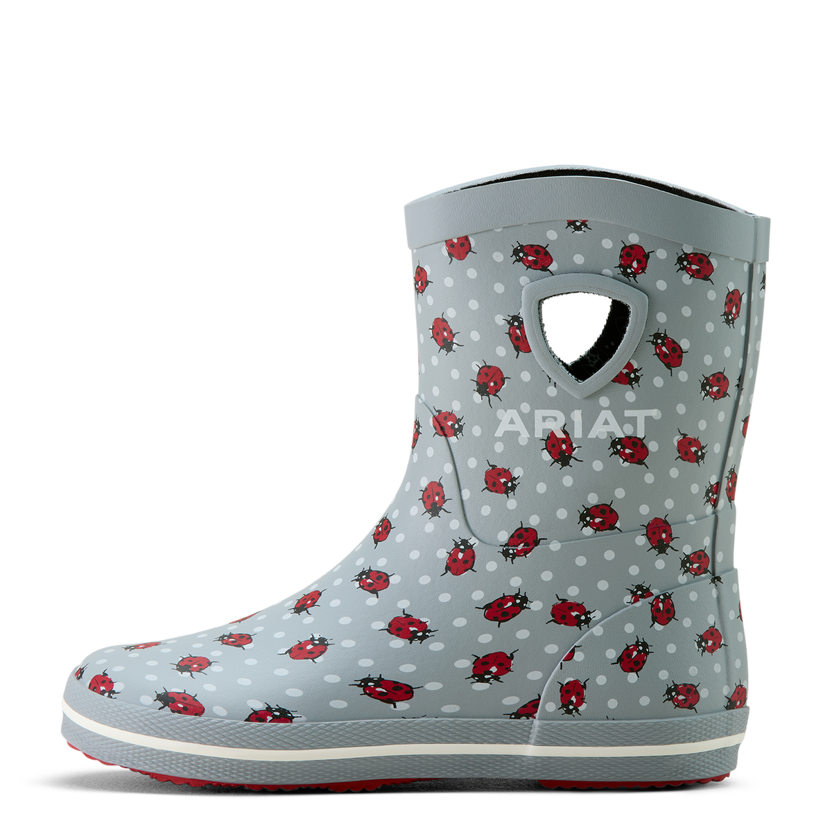 Ariat Youth Kelmarsh Rubber Boot - Lady Bug Print