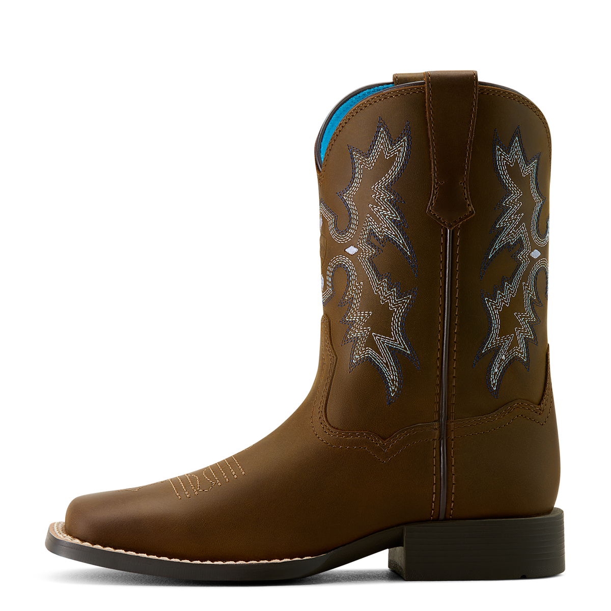 Ariat Youth Tombstone Western Boot - Distressed Brown