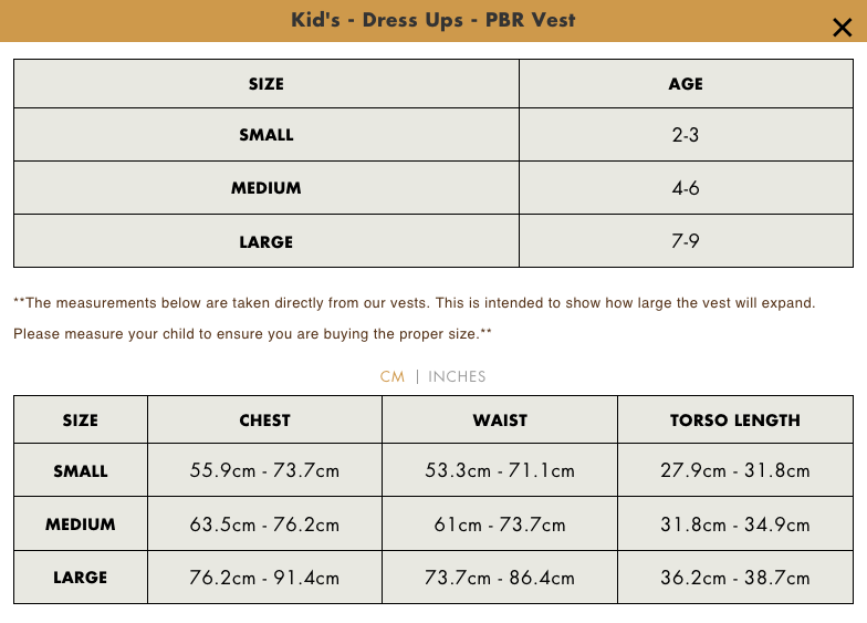 Big Country Toys PBR Rodeo Vest