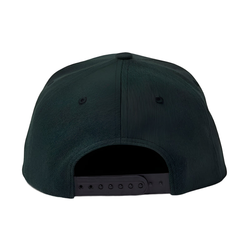 Brixton Crest Net Plus Mid Profile Snapback Cap - Black