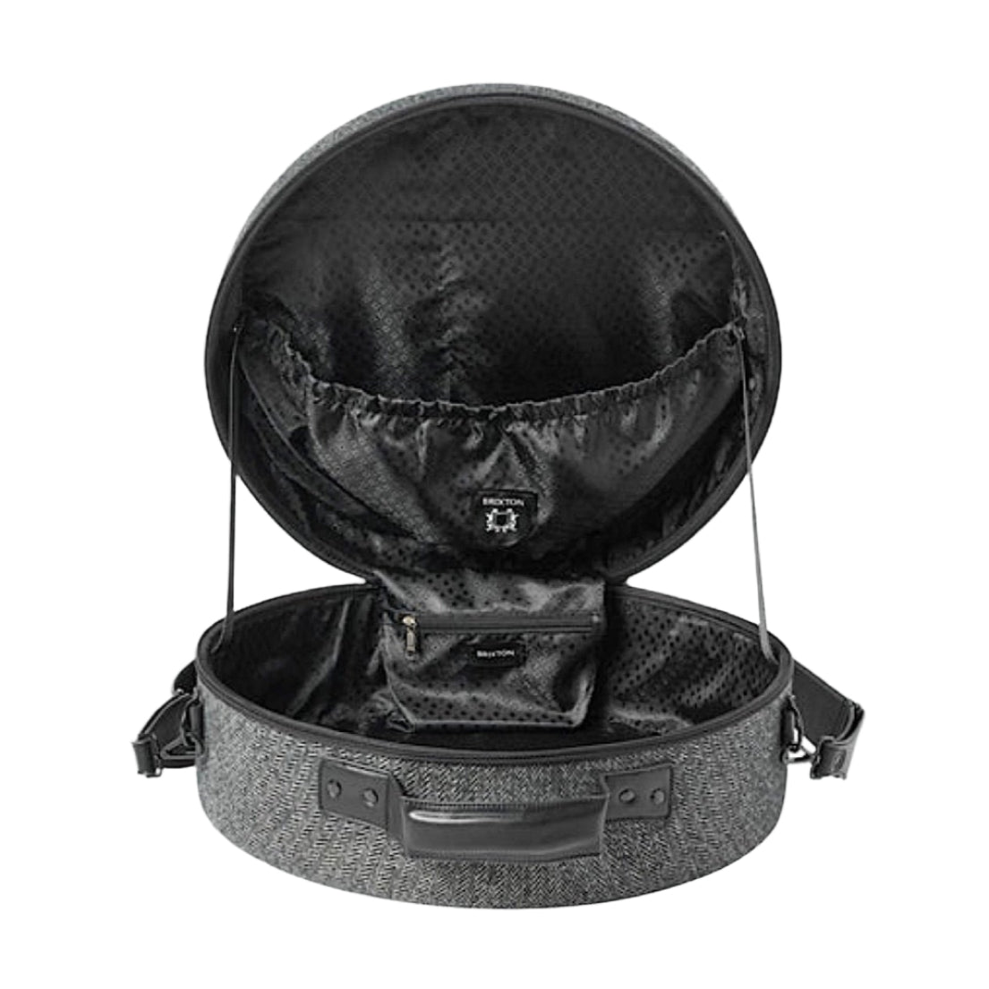 Brixton Done Proper Fedora Travel Case - Grey/Black