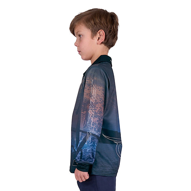 Bullzye Boy’s Luke Long Sleeve Tee - Multi