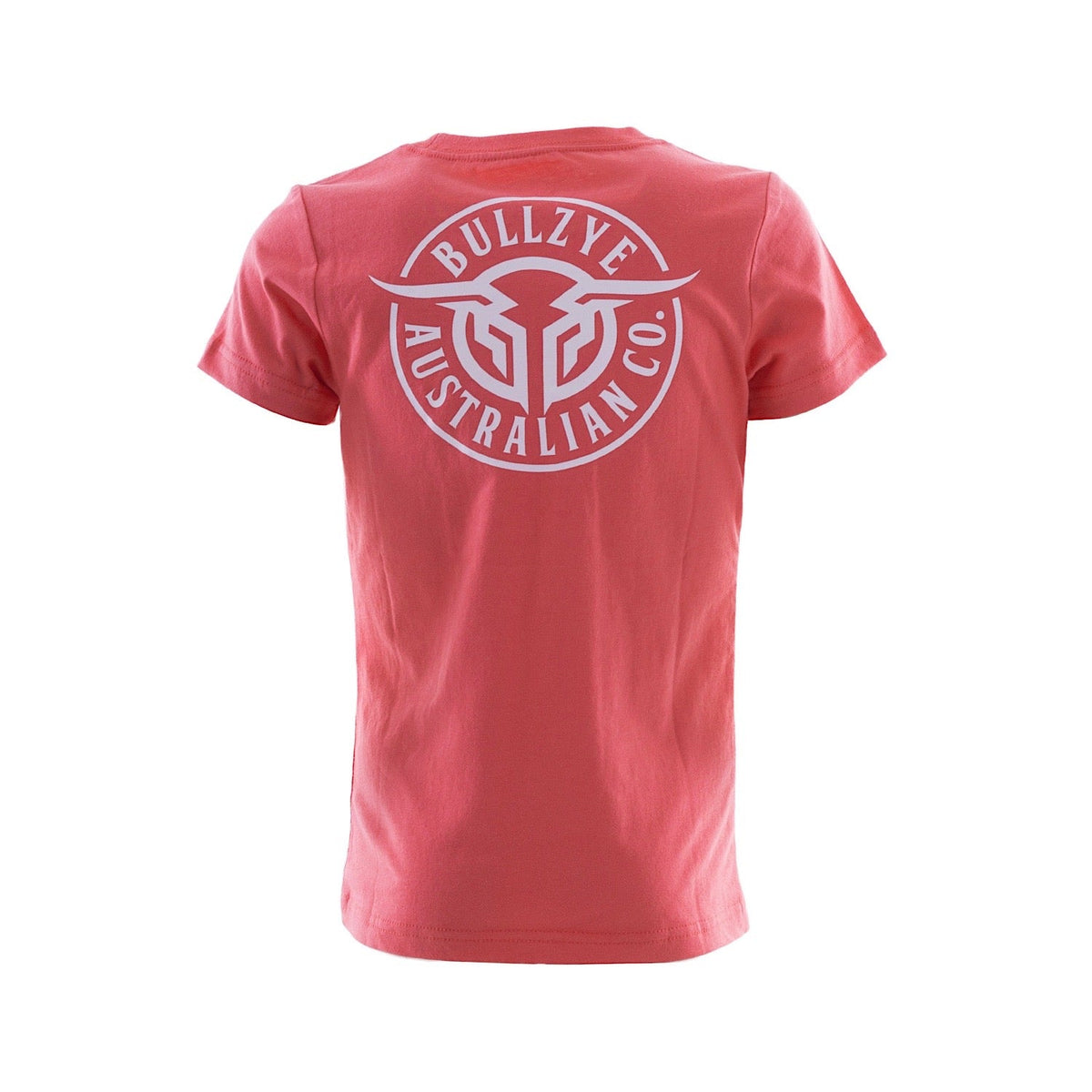 Bullzye Girl’s Bullring Short Sleeve Tee - Coral
