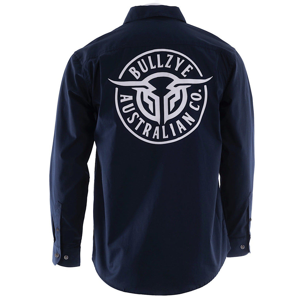 Bullzye Men’s Lightweight Half Placket Shirt - Navy