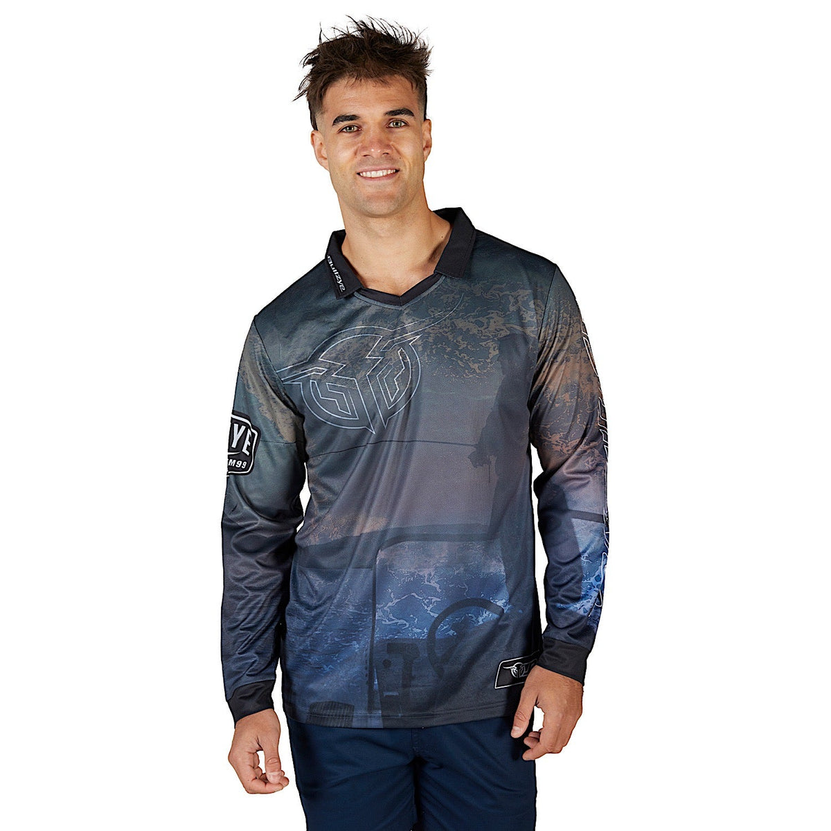 Bullzye Men’s Luke Long Sleeve Tee - Multi