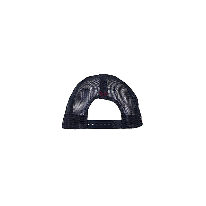 Bullzye Sid High Profile Trucker Cap - Navy/Red