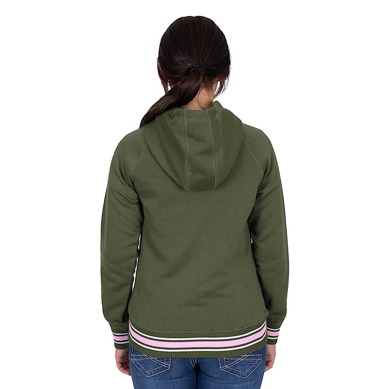 Bullzye Women’s Brooks Zip Up Hoodie - Green