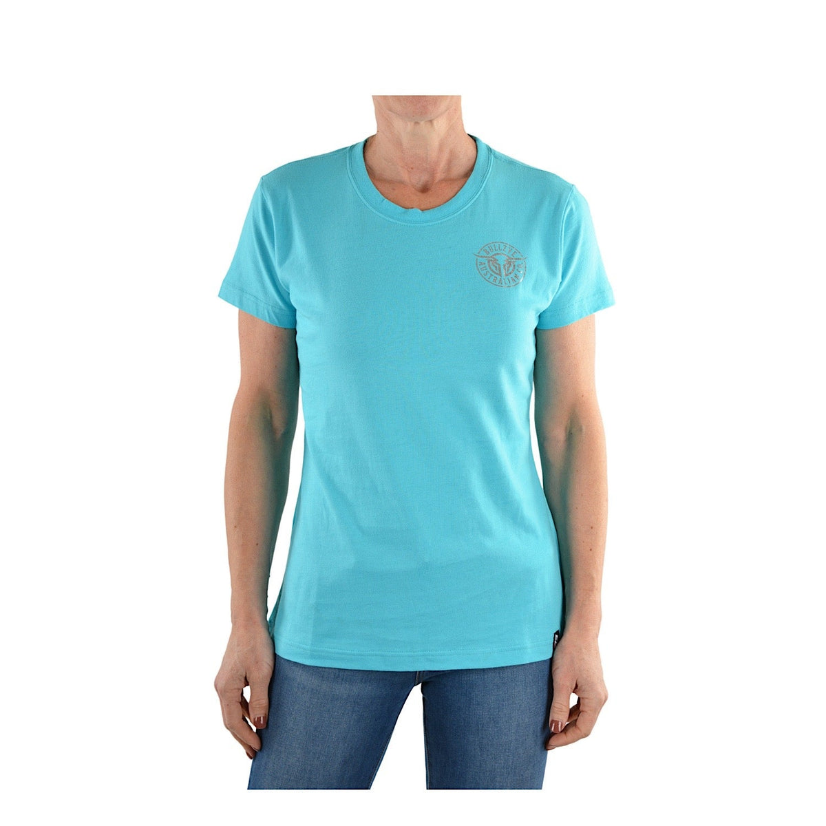 Bullzye Women’s Bullring Tee - Aqua