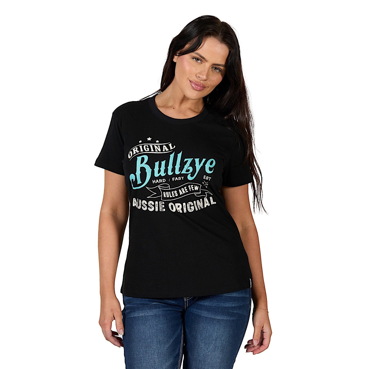 Bullzye Women’s Dixon Short Sleeve Tee - Black