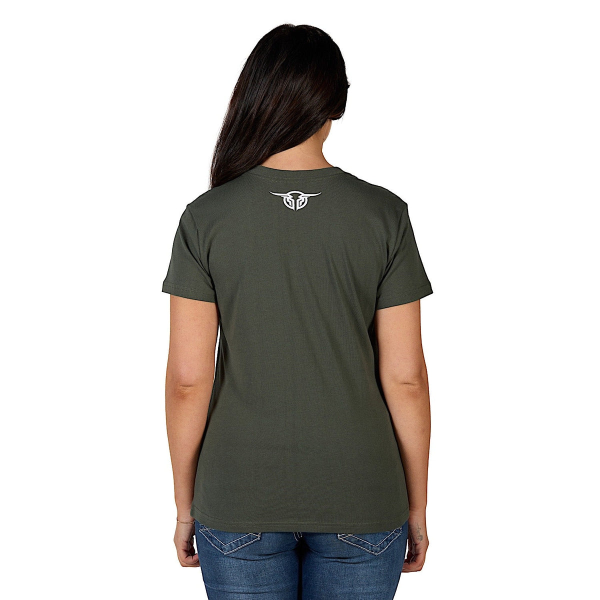Bullzye Women’s Flora Short Sleeve Tee - Olive